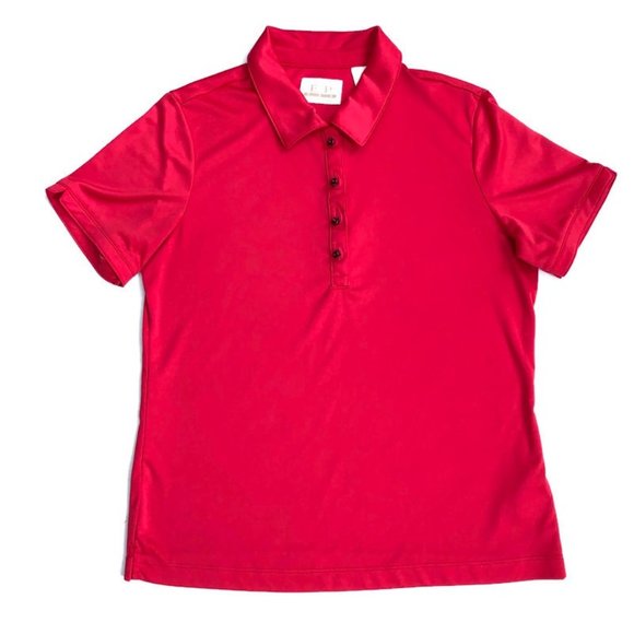 EP Pro Tour Tech Golf Polo Shirt Top Red - Picture 1 of 7